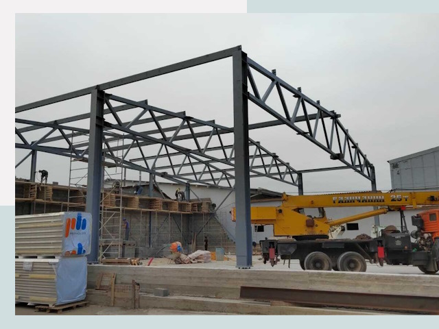 Строительство цехов в Калининграде