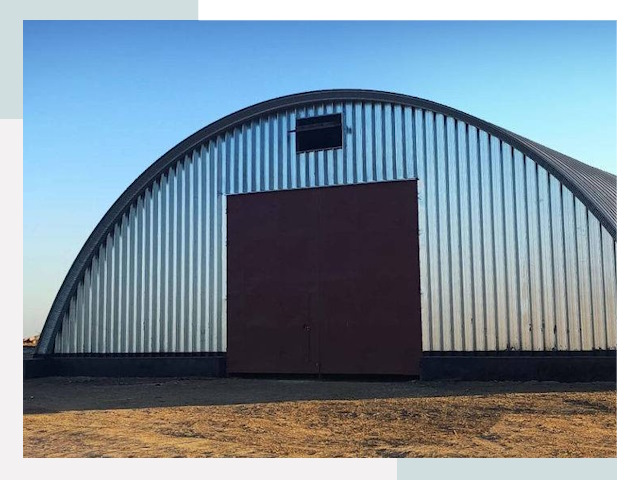 Арочные ангары в Калининграде