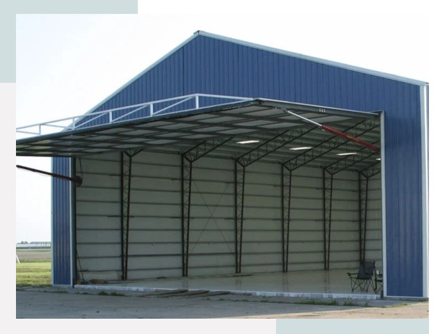 Прямо стенные ангары в Калининграде