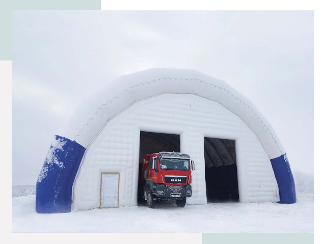 Мобильные ангары в Калининграде