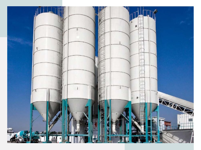 Строительство цементных силосов в Калининграде