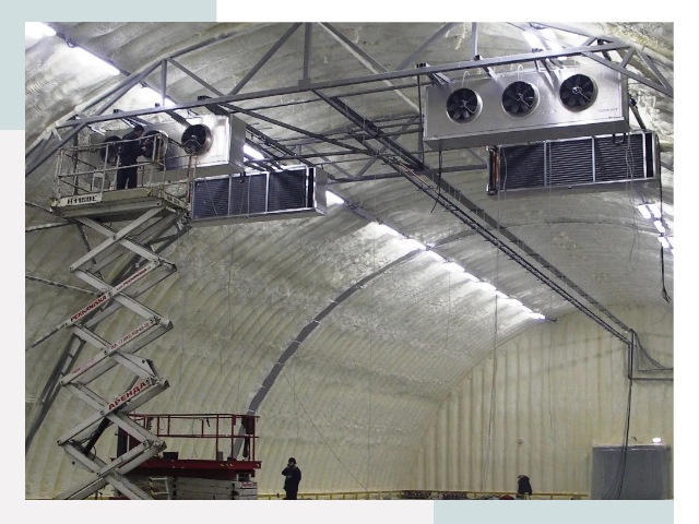 Оснащение ангаров в Калининграде