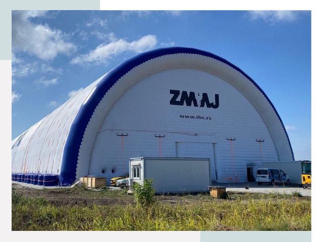 Брендирование ангаров в Калининграде