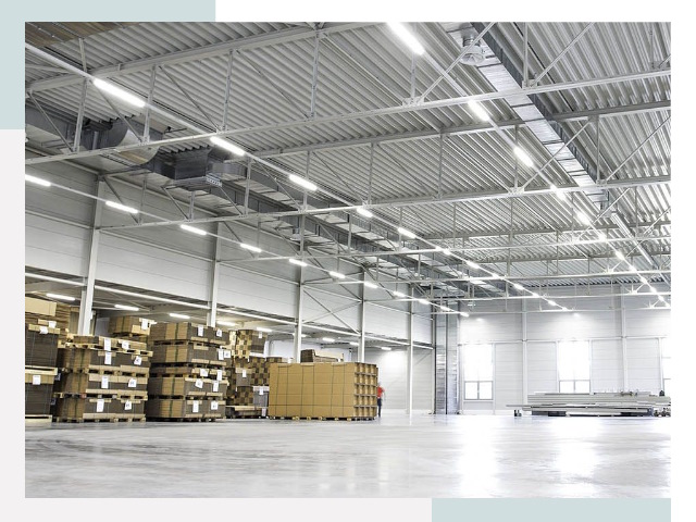 Освещение ангаров в Калининграде