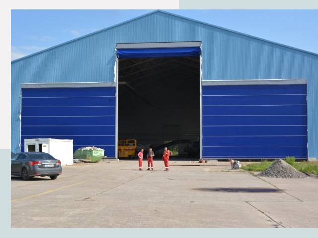 Ангарные ворота в Калининград от СтальСтрой-Клн по цене 607 руб.