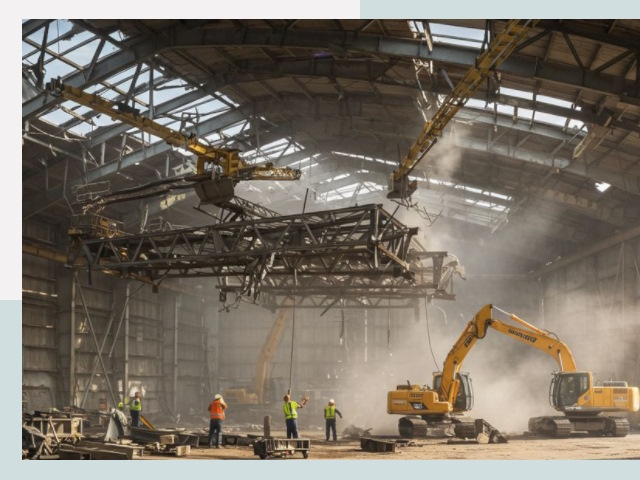 Демонтаж ангаров в Калининграде от 607 руб. за м²